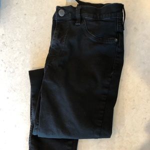 Free People black high rise skinny jeans